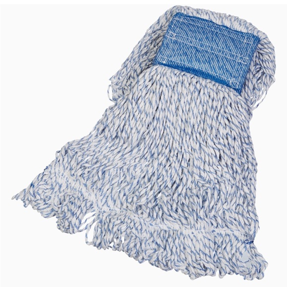 Set of 4 Amazon Basics Mop Head Refills – Loop-End, Medium, 5” Band - Picture 1 of 6